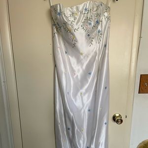 Graduation/Prom dress, vintage  Jessica McClintock strapless long dress. Size 11